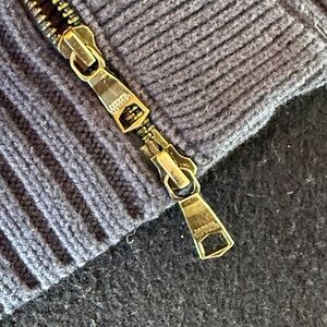 Navy Blue waffle weave, BR sweater